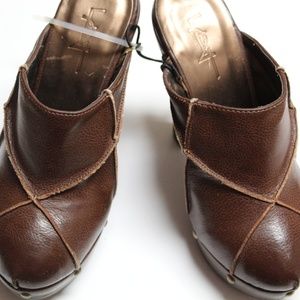 Brown Shoes with heels Size 6
